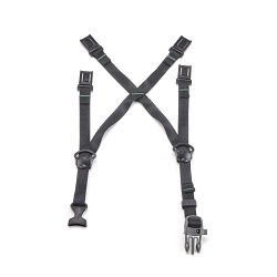 MSA 10194765 Replacement Chin Strap, 2 Mounting Points, Polyester, Black, For Use With Trivent Hard Hats