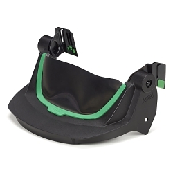 MSA 10235987 High Density Visor Frame, For Use With Safety Helmet, Polycarbonate, Black