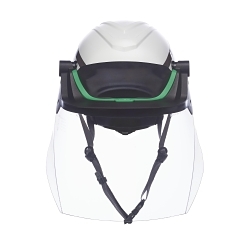 MSA 10235987 High Density Visor Frame, For Use With Safety Helmet, Polycarbonate, Black