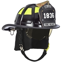 MSA 10247317 Fire Helmet, Ratchet Suspension
