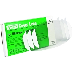 MSA 456975 Ultravue® Lens Cover, For Use With OptimAir® 6HC PAPR Emergency Respiratory Protection with 10031343, 10031342, 10031344 Facepieces, Clear