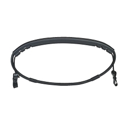 MSA Sightgard® 449895 Goggle Retainer, Neoprene Rubber, Black