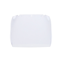 MSA V-Gard® 10115839 AF/AS Contoured Visor, Clear, Polycarbonate, 8 in H x 17 in W x 0.06 in THK Visor, For Use With MSA V-Gard® Frames, ANSI Z87.1-2010, CSA Z94.3, EN 166-2001/1731-2006, TP TC 019/2011