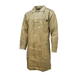 Neese VI9LCKH-L Lab Coat, L, Khaki, FR Indura® Cotton, 48 in Chest