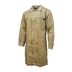 Neese VI9LCKH-S Lab Coat, S, Khaki, FR Indura® Cotton, 41 in Chest