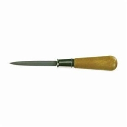 Crescent® 21667N Machinist's Scraper, Carbon Steel Blade 3-Edge Blade, 3-1/4 in L Blade, 3/8 in W Blade, Wood Handle