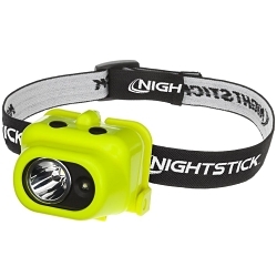 Nightstick® Dual-Light™ XPP-5454G Intrinsically Safe Multi-Function Waterproof Headlamp, LED Bulb, Polymer Housing, 115/60 Lumens Spotlight/120/60 Lumens Floodlight/160 Lumens Dual-Light™ Lumens