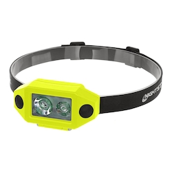 Nightstick® Dual-Light™ XPP-5460GX Intrinsically Safe Low-Profile Waterproof Headlamp, LED Bulb, Glass Filled Nylon Polymer Housing, 180/100 Lumens Spotlight/180/100 Lumens Floodlight/200 Lumens Dual-Light™ Lumens
