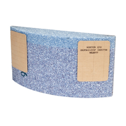 Norton® 61463604646 3SGP Type 31 Surface Grinding Segment, 6 in H x 11-1/4 in W x 2-1/4 in THK, 30 Grit, Ceramic Alumina Abrasive