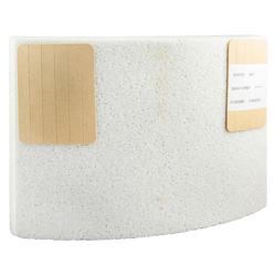 Norton® 61463629383 38A Surface Grinding Segment, 8 in H x 11-1/4 in W x 3 in THK, 24 Grit, Extra Coarse Grade, Aluminum Oxide Abrasive