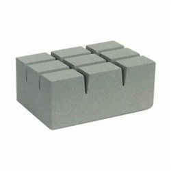 Norton® 61463687870 Medium Hand Griddle Brick, 4-1/2 in L x 3 in W x 2 in THK, 220 Grit, Aluminum Oxide Abrasive