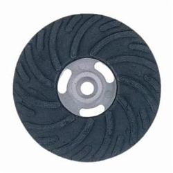 Norton® 63642504918 Air Cooled Medium Density Standard Backup Pad, 4 in Dia Pad, Arbor Attachment