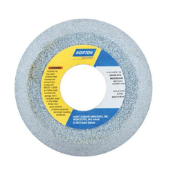 Norton® 66243503342 5SG Flaring Cup Toolroom Wheel, 4 in Dia x 1-1/2 in THK, 1-1/4 in Center Hole, 46 Grit, Ceramic Alumina Abrasive