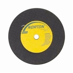 Norton® 66243517454 U57A Small Diameter Cut-Off Wheel, 4 in Dia x 1/16 in THK, 3/8 in Center Hole, 36 Grit, Aluminum Oxide Abrasive
