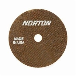 Norton® 66243528471 All Purpose Cut-Off Wheel, 3 in Dia x 0.06 in THK, 1/4 in Center Hole, 60 Grit, Aluminum Oxide Abrasive