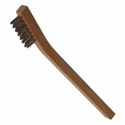 Norton® 66252833952 Heavy Duty Inspection Scratch Brush, 3 in W Brush, 7 in OAL, 304 Stainless Steel Trim