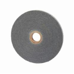Norton® Bear-Tex® 66254403709 Convolute Non-Woven Abrasive Wheel, 6 in Dia, 1 in Center Hole, 1 in W Face, Fine Grade, Silicon Carbide Abrasive