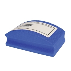 Norton® 66260306364 Flexible Conventional Curved Hand Pad, 2-1/8 in Dia x 1-1/2 in THK, 1500 Grit