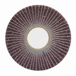 Norton® Bear-Tex® 66261010712 Unmounted Non-Woven Flap Wheel, 12 in Dia, 1 in W Face, 80 Grit, Medium Grade, Aluminum Oxide Abrasive