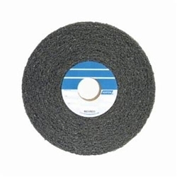 Norton® Bear-Tex® 66261058510 Convolute Non-Woven Abrasive Wheel, 6 in Dia x 2 in THK, 1 in Center Hole, Medium Grade