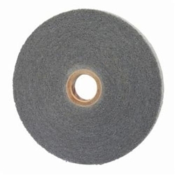 Norton® 66261092480 Convolute Non-Woven Abrasive Wheel, 12 in Dia, 5 in Center Hole, 1 in W Face, Super Fine Grade, Silicon Carbide Abrasive