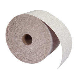 Norton® 66261131685 OP A275 Coated Abrasive Roll, 45 yd L x 2-3/4 in W, 240 Grit, Very Fine Grade, Aluminum Oxide Abrasive, Anti-Loading Paper Backing