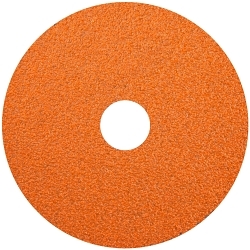 Norton® 69957370195 F970 Sanding Fiber Disc, 4-1/2 in Dia Disc, 7/8 in Center Hole, 60 Grit, Coarse Grade, Premium Ceramic Alumina Abrasive