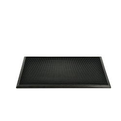 NoTrax® 346S2432BL Sani-Trax® 346 Sanitizing Mat, 32 in L x 24 in W x 3/4 in THK, Black, Natural Rubber