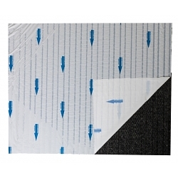 NoTrax® 355SC024CH 355 Mat, 24 in L x 24 in W x 1/4 in THK, Gray, Vinyl