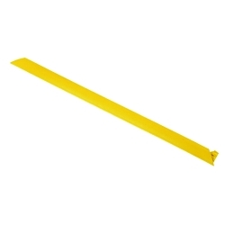 NoTrax® 461F0003YL Skymaster® HD 461 Female Ramp, Yellow, For Use With Skymaster® HD Anti-Fatigue Floor Mats, Nitrile Rubber, 36 in L x 2 in W x 5/8 in THK