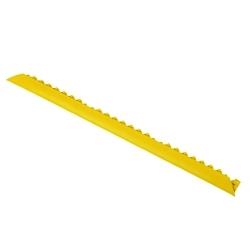 NoTrax® 461M0003YL Skymaster® HD 461 Male Ramp, Yellow, For Use With Skymaster® HD Anti-Fatigue Floor Mats, Nitrile Rubber, 36 in L x 2 in W x 5/8 in THK