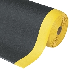 NoTrax® 825C0036BY Dyna-Shield® Cushion Stat™ 825 Anti-Fatigue Static Dissipative Mat, Custom L x 3 ft W x 3/8 in THK, PVC