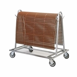 NoTraxĀ® T44SRACK00 Rak-A-Mat T44 Utility Cart, Steel, Metallic
