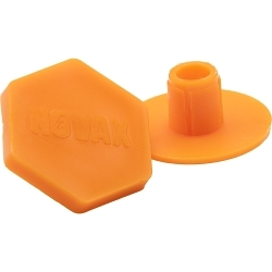 Novax® 199-BUTTONS 2-Piece Screw Universal Button, For Use With 199-2 Series L to M/S to XL Rubber Insulating Sleeves, Orange