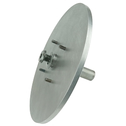 Nylox® 07702 Flow Through Drive Arbor, 7/8 in Arbor Hole, 3/4 in Dia Shank, For Use With 8, 9 in Nylox Disc Brush