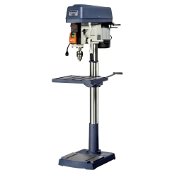 PALMGREN® 9680210 Floor Step Pulley Heavy Duty Drill Press, 1.5 hp, 240 V AC, 20 in Swing, 19-1/4 x 18-3/4 in Table