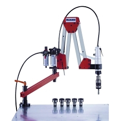 PALMGREN® 9680412 Production Tap Pneumatic Tapping Machine, 5/8 in Steel, 9/16 in Aluminum, 30 ft-lb at 90 psi Torque, 29 cfm Air Flow