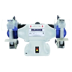PALMGREN® Powergrind™ 9682101 Heavy Duty Bench Grinder With Dust Collection Ports, 10 in Dia, 1 in, 1725 rpm, 1 hp