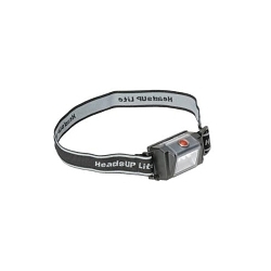 Pelican™ HeadsUp Lite™ 2610-033-110 Lightweight Head Lamp, LED Bulb, ABS Housing, 30 Lumens, 3 Bulbs