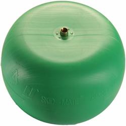 Pelican™ SKID-MATE™ 35-630-050T Pallet Air Cushion With T-Nut, 30 to 50 lb, Green, 6 in Dia x 4 in H, 5/16-18