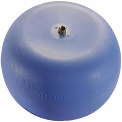 Pelican™ SKID-MATE™ 35-630-125T Pallet Air Cushion With T-Nut, 70 to 125 lb, Blue, 6 in Dia x 4 in H, 5/16-18