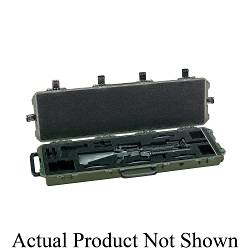 Pelican™ 472PWCM163200BLK 472-PWC-M16-3200 Rifle Case, 44 in L x 14 in W x 6 in H Inside, 2.14 cu-ft Volume, HPX®