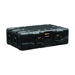 Pelican™ BLACKBOX-3U-SAE Double End Rackmount, Polyethylene
