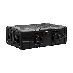 Pelican™ BLACKBOX-4U-SAE Double End Rackmount, Polyethylene