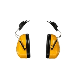 Peltor™ 7000002326 Noise Reduction Earmuff, 23 dB Noise Reduction, Yellow/Black, Hard Hat Mounted Band Position, CSA Certified Class A