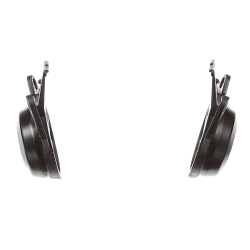 Peltor™ 7000103847 High Heat Water-Resistant Hard Hat Adapter, For Use With 3M™ Headgear Systems and H-700, H-700T, X5000 Hard Hat, Nylon, Black