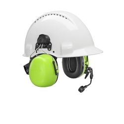 Peltor™ 7100099881 CH-5 High Attenuation Headset, 29 dB Noise Reduction, Hard Hat Mounting, Hi-Viz Yellow