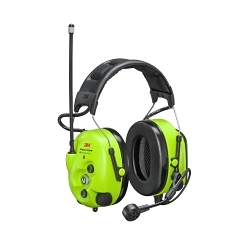 Peltor™ 7100148701 MT73H7A4D10NA Radio Headset, For Use With Specific 3M PELTOR Communication Headsets, Wireless Connection, Up to 70 Programmable Radio Channels, Bright Yellow