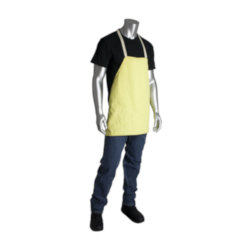 PIP® 10-KAD2424W/BUCKLE 2-Ply Apron With Buckle, Kevlar® Twill, 24 in L x 24 in W, Buckle/Snap/Tie Closure, Resists: Cut