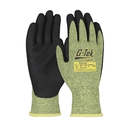 G-Tek® 16-AR413/L Blended Utility Gloves, L, Aramid/Seamless Knit PolyKor®, Resists: Abrasion/Cut/Impact/Puncture/Tear, 13 cal/sq-cm Max Arc Flash Protection